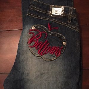 Apple Bottom straight cut skinny jeans
